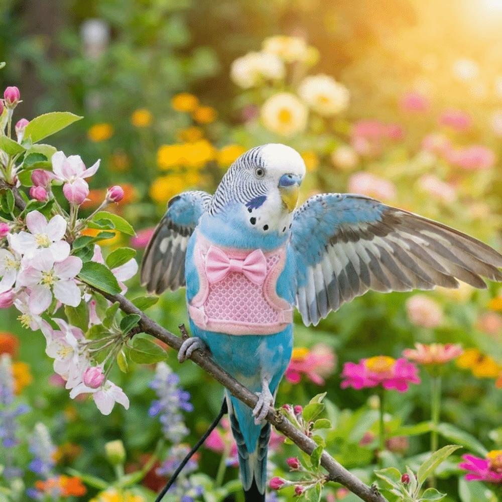 Adjustable Parrot Flying Harness Breathable Parrot Flight Suit Parrot Vest  Macaw Accessories