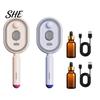 Selbstreinigende Massagebürste 1/2 Stück Elektrische Sprüh-Luftkissenbürste, USB-wiederauflösbar, Dampfkamm mit Wassernebel für trockenes, geschädigtes Haar, gegen Frizz