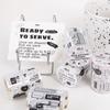 Mr. Paper 6 Style Cartoon Cute Pattern Waste Discharge Tape Korean Guka Handbook Material Sticker Cute Stationary Supplies