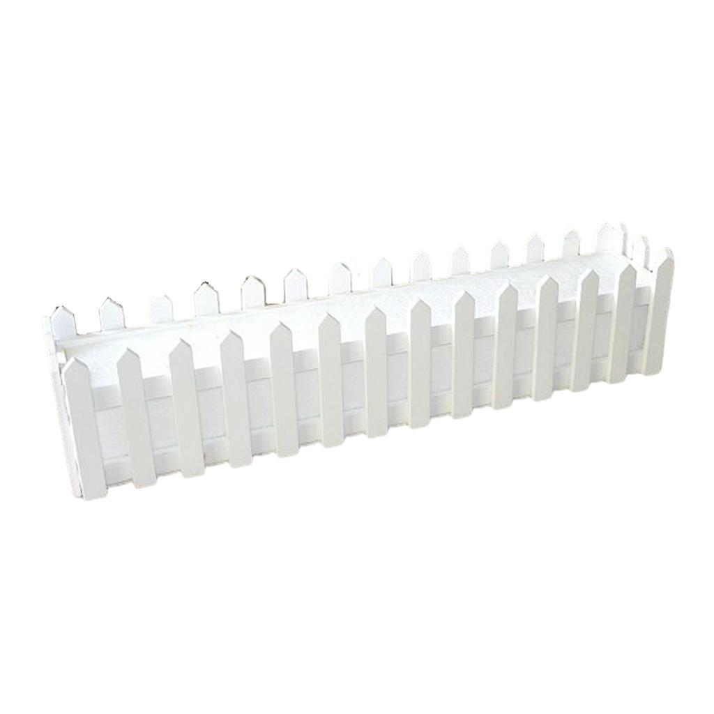 Floral Foam Blocks with Wooden Fence DIY Flower Arrangement Table Centerpiece Floral Foam Blocks for Artificial Flowers Garden