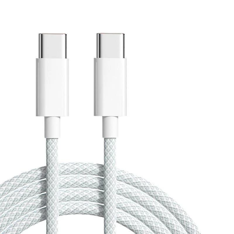 60W 6A USB Typ C na Typ C Kabel Datová linka Pro Iphone 15 16 Samsung Rychlé Nabíjení USB C na C Kabel Typ C Datová Nabíječka