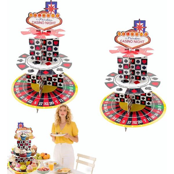 3 Tier Butterfly Cupcake Stand,Suitable for Butterfly Themes – Easy to Assemble& Reble(1Butterfly)