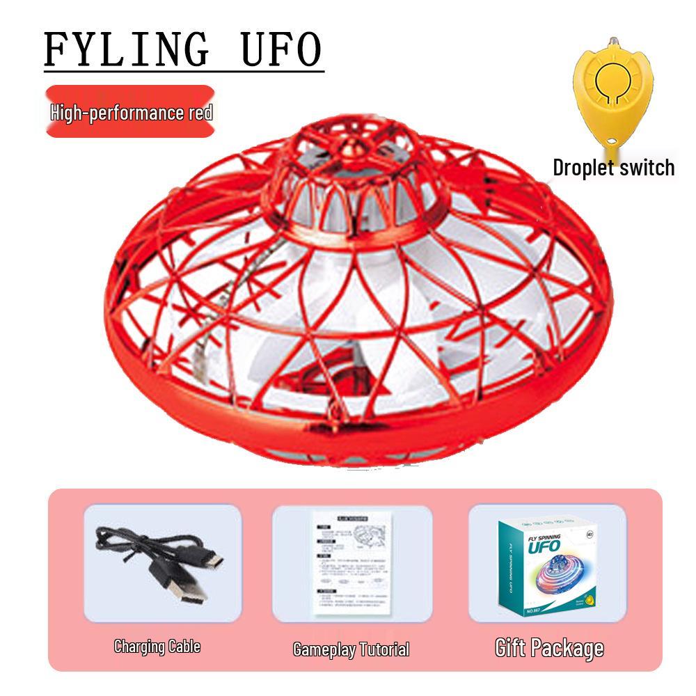 UFO Gesture Sensing Hovering Aircraft: Long Battery Life Remote Control Flying Saucer Toy for Kids
