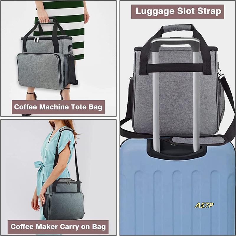 Coffee Maker Travel Tote Single Serves Coffee Maker Bag For Keurig Coffee Machine Bag