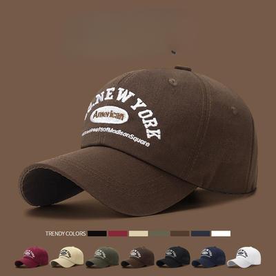 Hat Men's and Women's Korean Version of Fashion Baseball Cap Men's Spring and Autumn Soft Top Cap Trend Summer Outdoor Leisure Visor Women