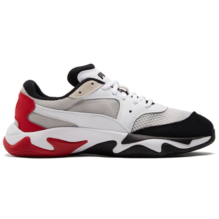 Puma Storm Fabric Synthetic Leather Origin Sports Low-Top Lifestyle Shoes Unisex sneaker Black White Red 369770-09