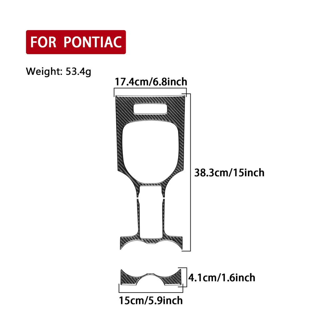 Kohlefaser Schalthebel Becherhalter Panelabdeckung Für Pontiac G8 2008-2009 Für Holden Commodore 2006-2012