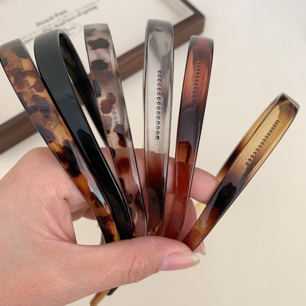 Forme de Monture de Lunettes de Soleil Tendance Serre-têtes Acryliques pour Femmes Serre-tête Denté Antidérapant Sans Trace Cerceau pour Cheveux Accessoires pour Cheveux