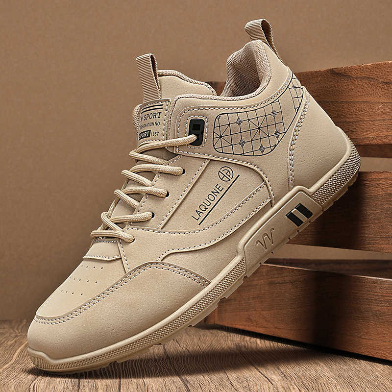 Fashion Synthetic Leather Camp Men Gym Shoes Basketball Men's Autumn Boots Casual Sneakers Sports Top Quality Special Use Special