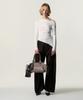 Kimzisu Ruched Belt Tote Bag_Grey