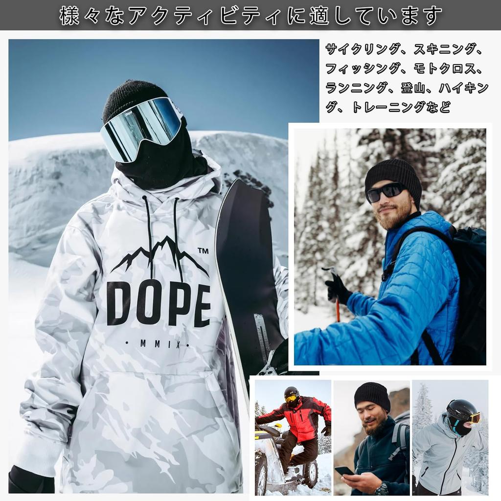 Glitovox Winter Nek Koude Weer Gebreide Nek Nek voor en Bivakmuts, Warmer, Muts, Bivakmuts, Muts, Bedekking, Beschermer, Warm, Winddicht, Rekbaar, Unisex,