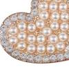 Crocs Pearl Embellishment Acrylic Shoe Accessories Unisex Couple Gold Gold