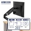 King Jim Monitor Single N Arm, Monitor, 3-Axis Type, ARM130N-BK