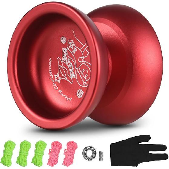 doorslay Отзывчивый йо-йо с дополнительным неотзывчивым подшипником для йо-йо, профессиональный йо-йо для детей, сплав йо-йо красный