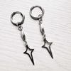 Gothic Star Earrings, Y2K Jewelry, Dangle Earrings, Korean Style Cool Statement Earrings for Girls