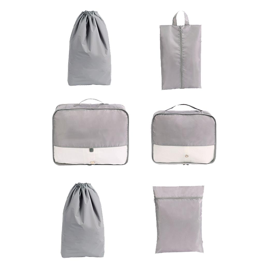 Travel Storage Bag Set Waterproof Portable Luggage Packing Bags for Clothes Cosmetics Toiletries Sho