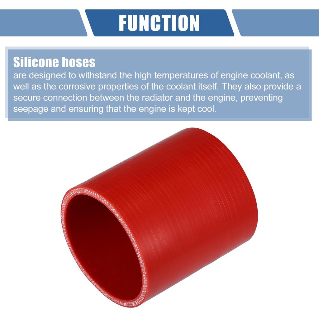 X AUTOHAUX Silicone Hose Silicone Hose Radiator Hose 1 Piece Inner Diameter 80mm/3.15" Length