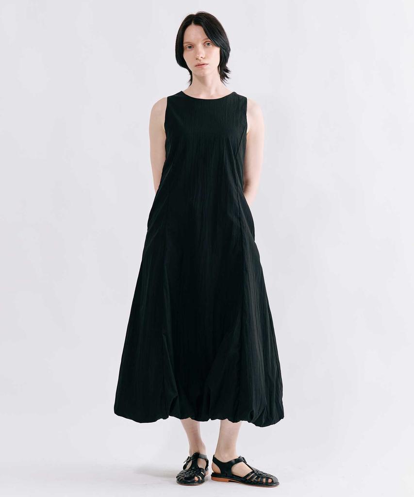 Smith Armor Camille Sleeveless Pumpkin Long Dress_Black