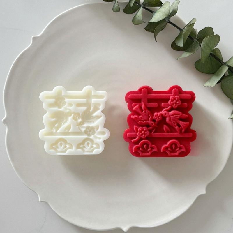 Functional Mooncakes Press Molds Unique Mooncakes Crafting Molds Creative Stamps Set for Making Beautiful Treat
