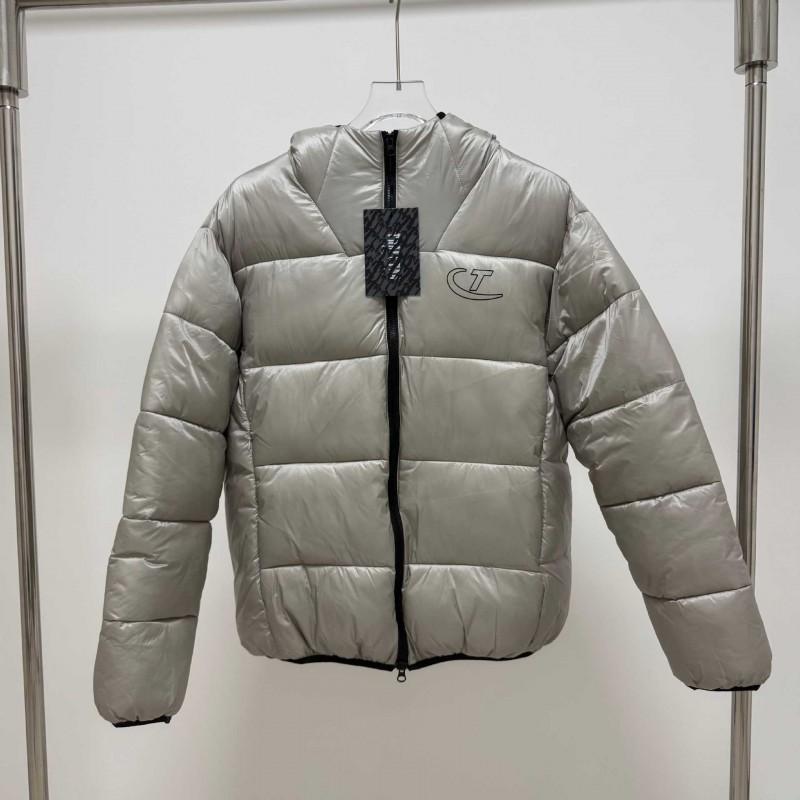 Unisex Thickened Cotton Puffer Jacket Hooded Warm Winter Coat Casual Streetwear Outerwear Men Women