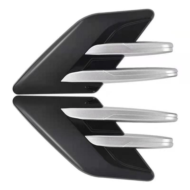 Air Flow Intake Cover,2Pcs Car Air Flow Intake Decorative Scoops Bonnet Vent Hood Cover Air Flow Vent Cover