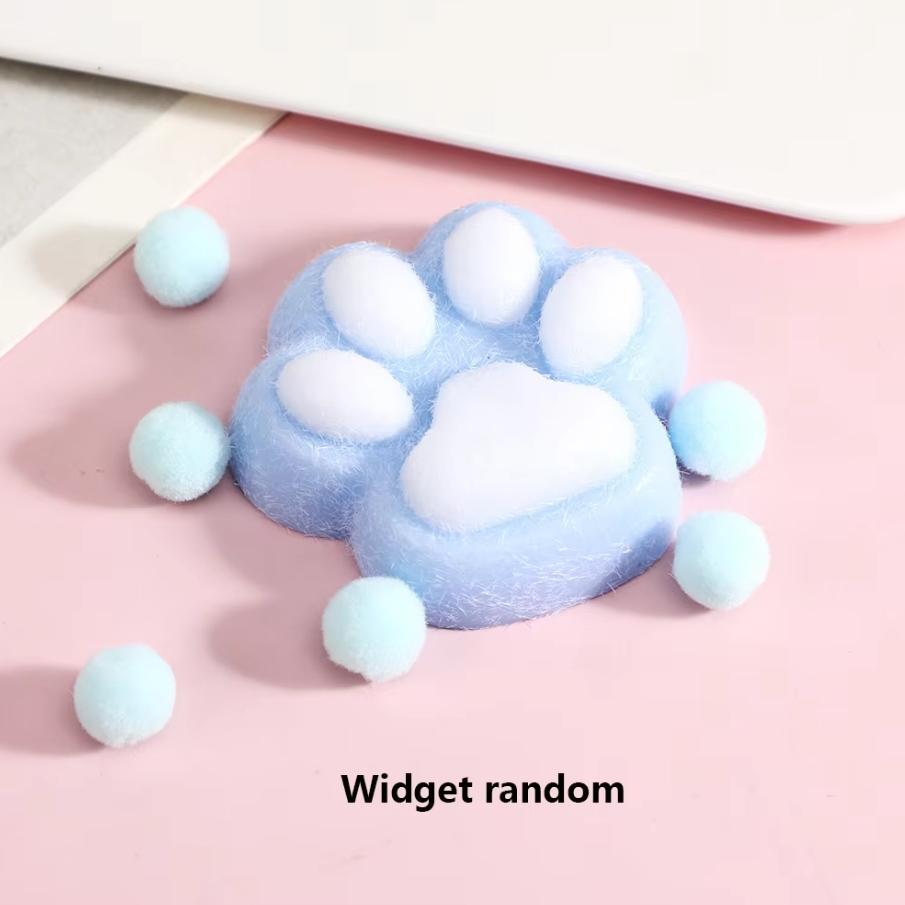 Cute Cat Paw Squeeze Toy - Soft Squishy Stress Relief For Anxiety & Relaxation - Fun Decompression Gift For Adults & Kids