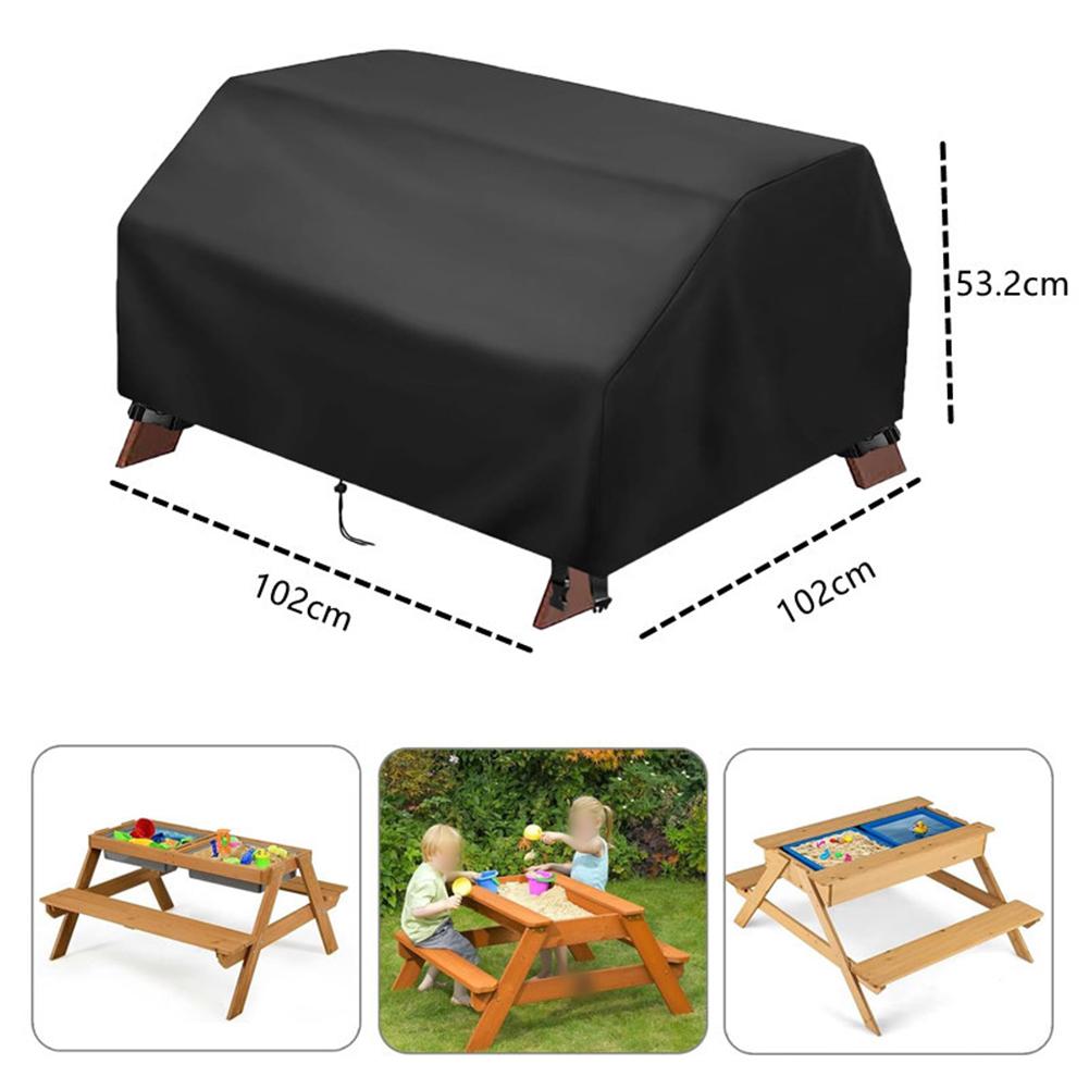 420D Picnic Table Cover For 3-in-1 Sand & Water Activity Table 102×102×53.2cm Household Supplies Household Merchandises