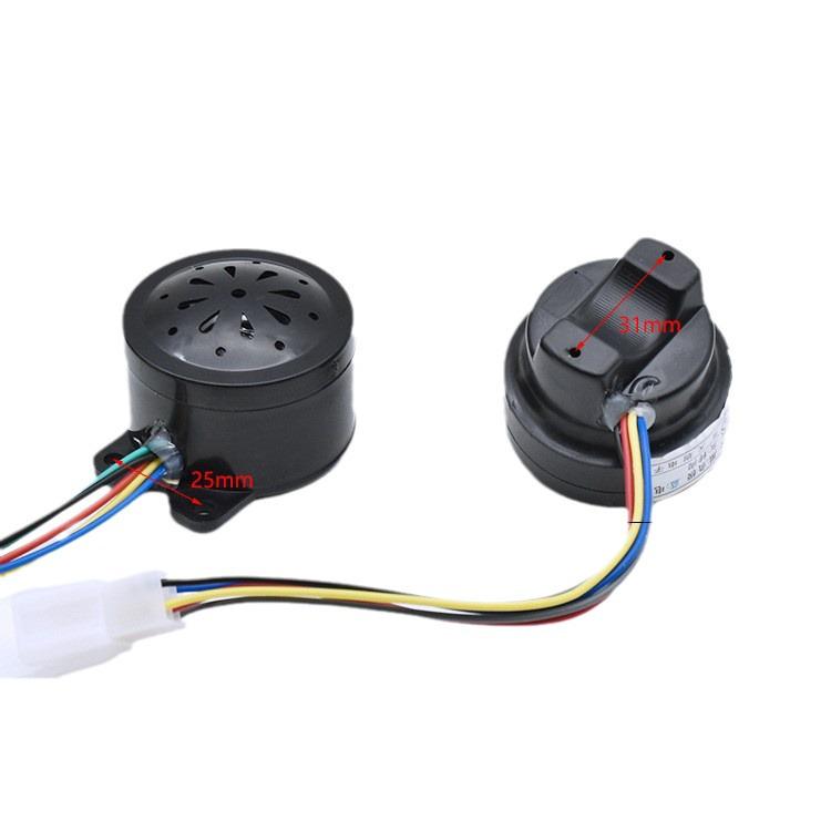 48V/60V Elektrisches Dreirad Multifunktionshupe: Summer, Blinker, Diebstahlsicherung, Rückfahr-Sprachwarnung