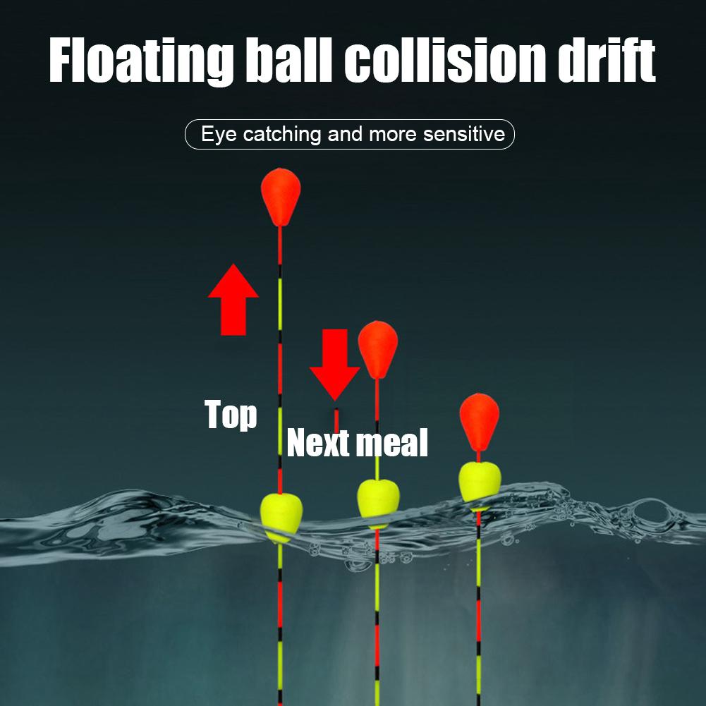 Nano Fishing Float Rolling Ball Fish Bite Buoy Floating Fishing Tackle Accessory Angling Gear Accessories for Outdoor River Lake