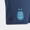 Adidas Striped Logo Print Soccer Shorts Argentina Tiro 23 Men Shorts Blue HF3936