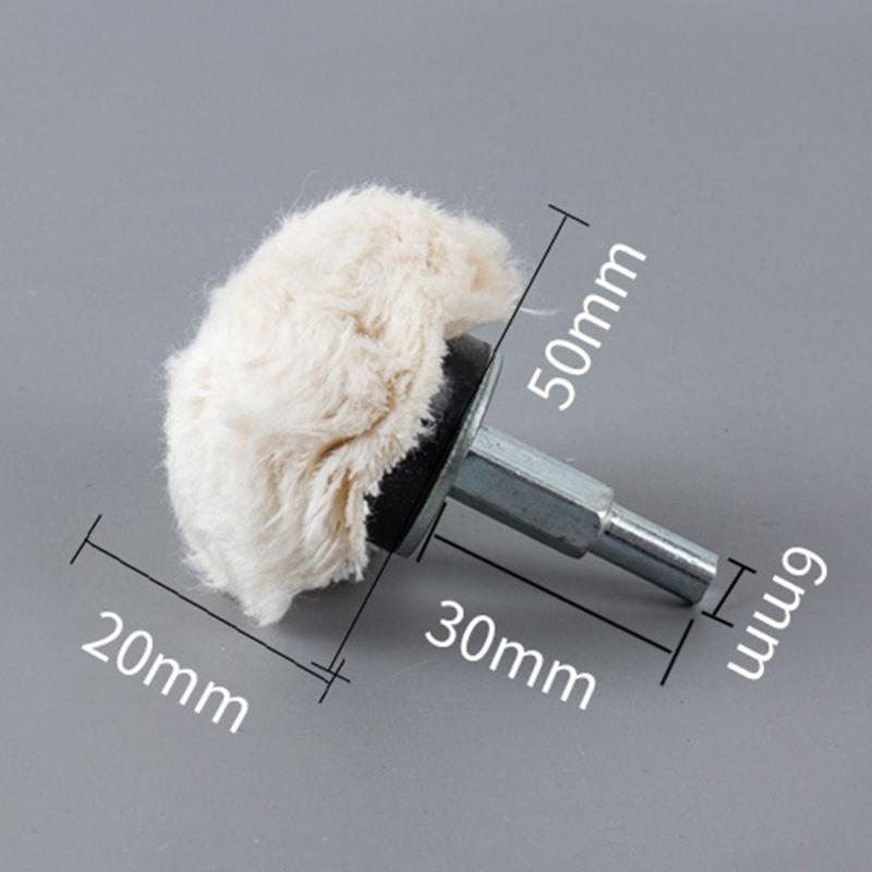 Heavy Dutys 6pcs Polishing Pad Buffing Wheel Heat Resistant Cotton Pad For Power Tool And Handheld Devices Attachment