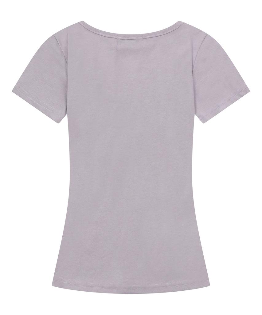 Mucent Maubert V-Neck Shirred Short Sleeve T-Shirt (4 Colors)