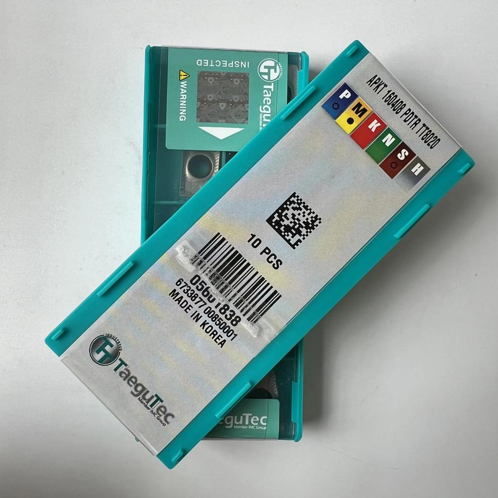 TaeguTec / APKT160408PDTR TT8020 / Original carbide blade 10 Pcs