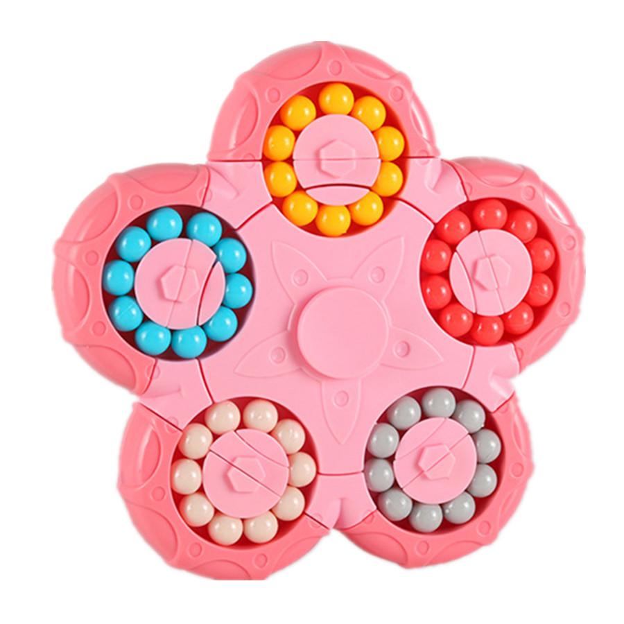 Magic Bean Cube Finger Gyro Rotating Antistress  Develop Intelligence Decompression Fidget Toy Adults Kids Gift