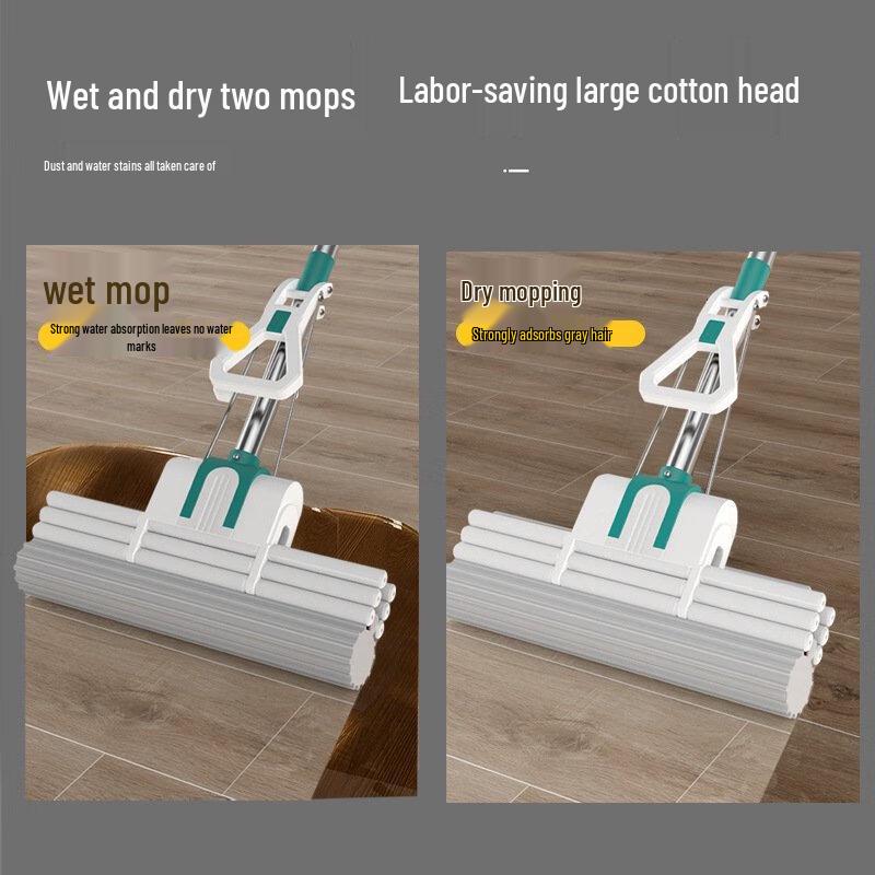 Self-Squeezing PVA Roller Mop