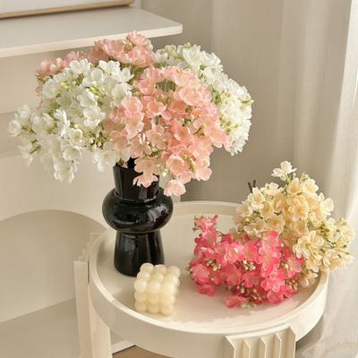 4 Pezzi Fiori di Gelsomino Finti Realistici Fiori Artificiali Mazzo Rami di Gelsomino Finti a Lunga Durata per Composizioni Floreali Domestiche Decorazione per Feste di Matrimonio