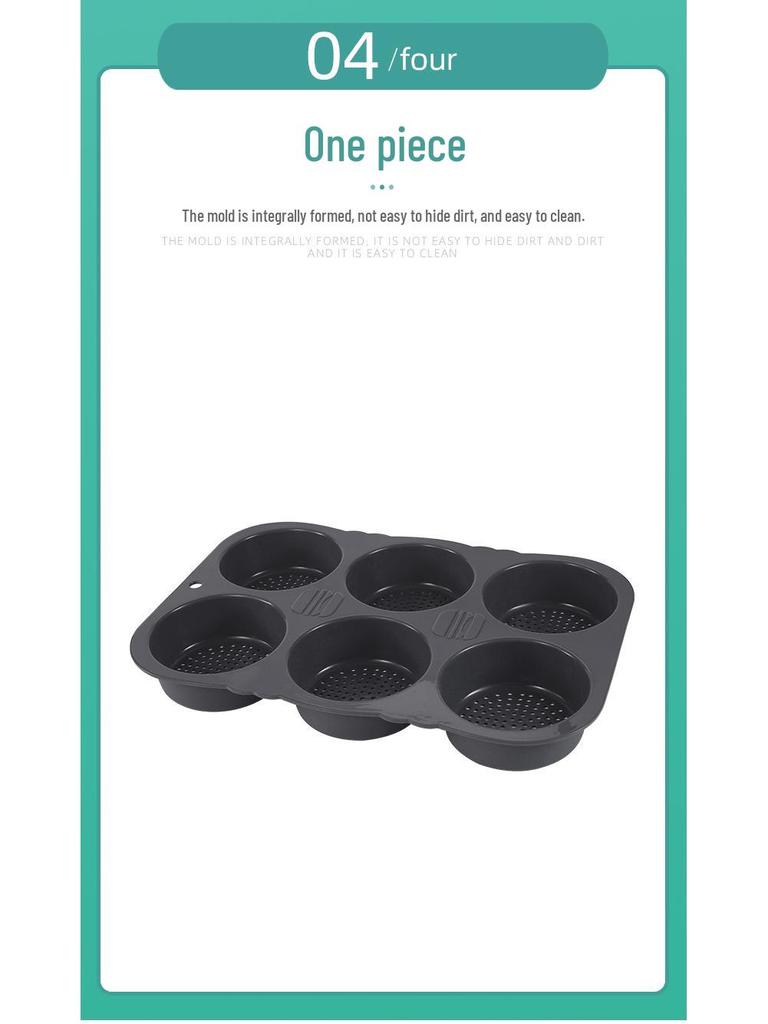 High-Temperature Resistant Silicone Burger and Bread Baking Mold