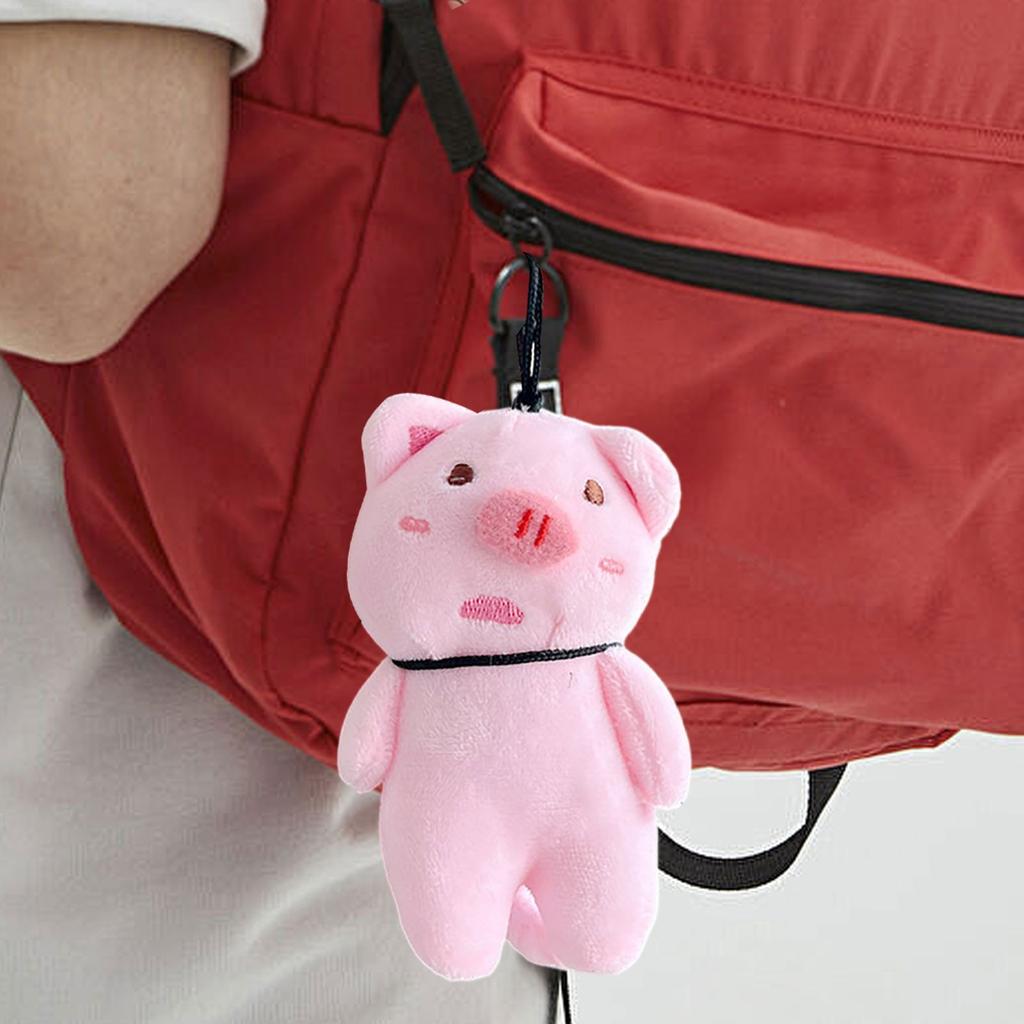 Cute Little Pig Cute Crooked Head Pig Creative Pendant, Personalized Plush Toy Doll Bag Ornament