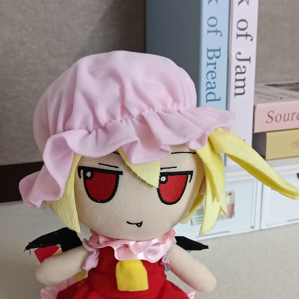 Project Plush Dolls 20cm Fumo Flandre Scarlet Plush Toys Cute Soft Stuffed Stuffed Dolls Anime Holiday Birthday Gift Fans