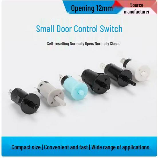 KA5 Refrigerator Light Switch: 12/14/20mm Self-Reset, Normally Open/Closed, Door-Controlled for Wardrobe