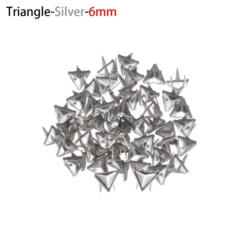 50Pcs Doll Buttons Metal Round Star Rivet Claw Nail Buckles For 1/6 Doll Clothes Decoration Sewing Bags Shoes Accessories