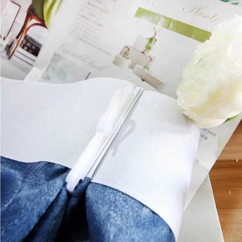 10Pcs White Plastic Curtain Hook Hanging Home Office Curtain Hooks Curtain Holder Accessories Home Accessories