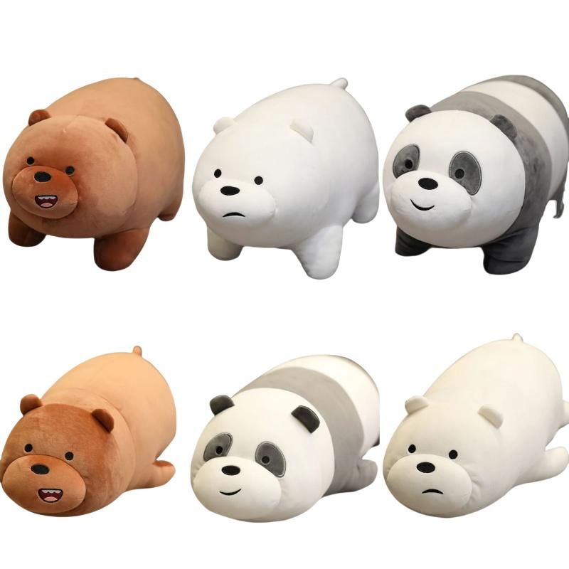 Favorite Toy Unisex Original We Bare Bears Plush Toys Grizzly Panda Ice Bear Plush The Bare Bears Stuffed Dolls We Bare Bears Plushies Xmas Gifts