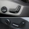 Car Cover Detector ABS Chrome/Carbon Fibre Seat Adjustment Knob Button Switch Trim Stick 6pcs For Volvo XC60 2018