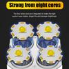 COB Handheld Spotlight USB Rechargeable Dual Light Source LED Flashlight for Hiking Hunting Exploring Outdoor Lighting