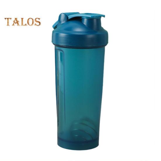 

Шейкер для протеина с блендерным шариком 600 мл, портативный шейкер с широким горлом, чашка для легкого смешивания, шейкер для сывороточного протеина, бутылка для коктейлей, добавок 600ML синий