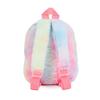 Cartoon Unicorn Plush Backpack with Big Eyes for Little Girls