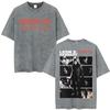 T-shirt Anime Édition Limitée Resident Evil Requiemm Vêtements pour Hommes Gothique Vintage Lavé T-shirts Hauts d'Été T-shirt à Col Rond Streetwear