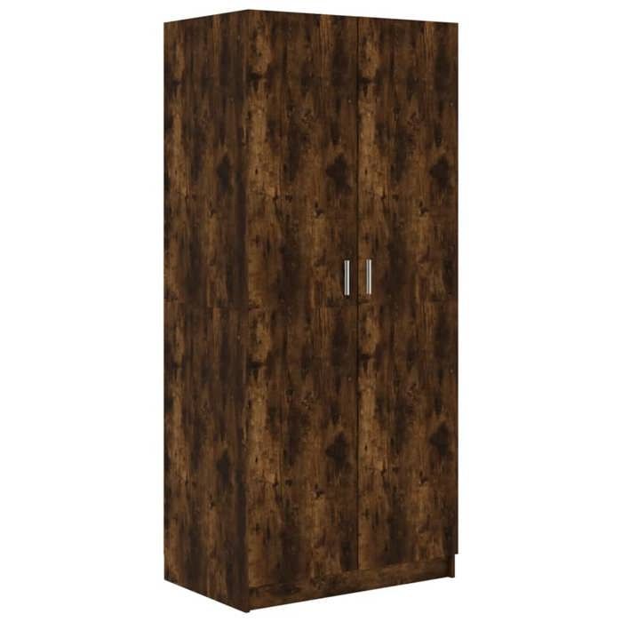 VidaXL Garde-robe Chêne fumé 80x52x180 cm Bois d'ingénierie 815351