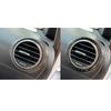 For SEAT Leon MK2 1P Cupra FR 2005—2012 Front Groove Sides Air Outlet Vent Panel / 3K Carbon Fiber+ Resin / 3mm Anti-Scratch